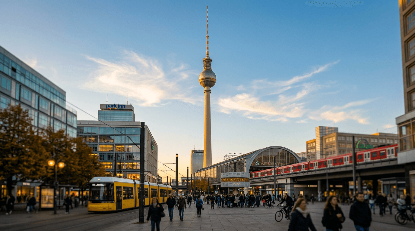 Berlin Fernsehturm am Alexanderplatz